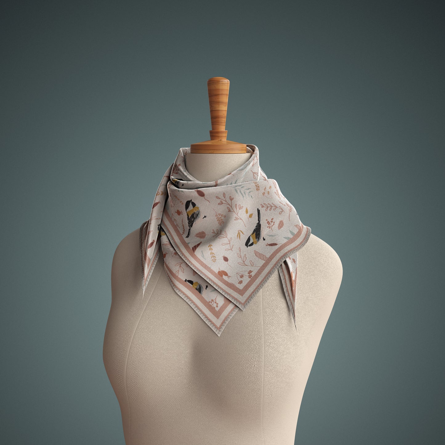 Light Chickadee Scarf
